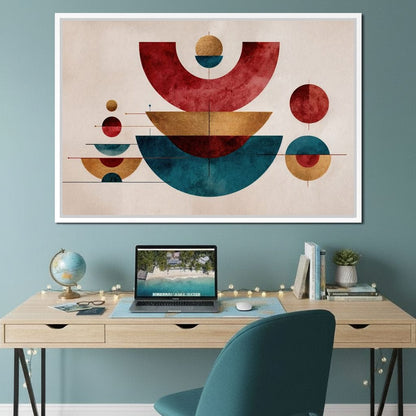 Measured Stillness Canvas Wall Art