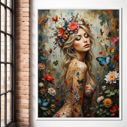 Female Portrait 335 Canvas Wall Art