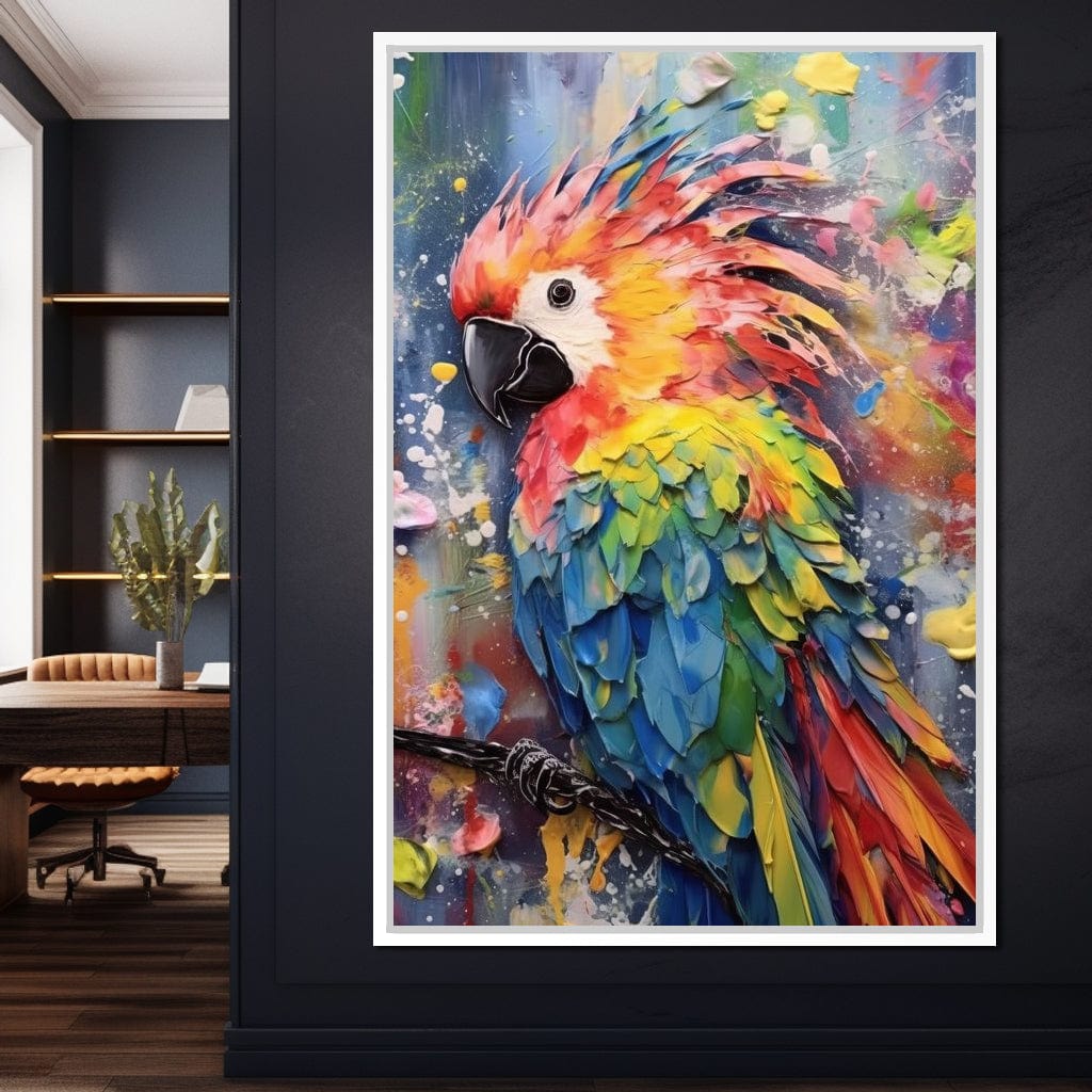 Colorful Cockatoo Canvas Wall Art