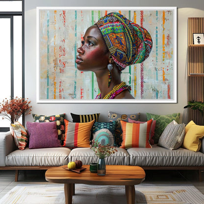 Vibrant Cultural Essence Canvas Wall Art