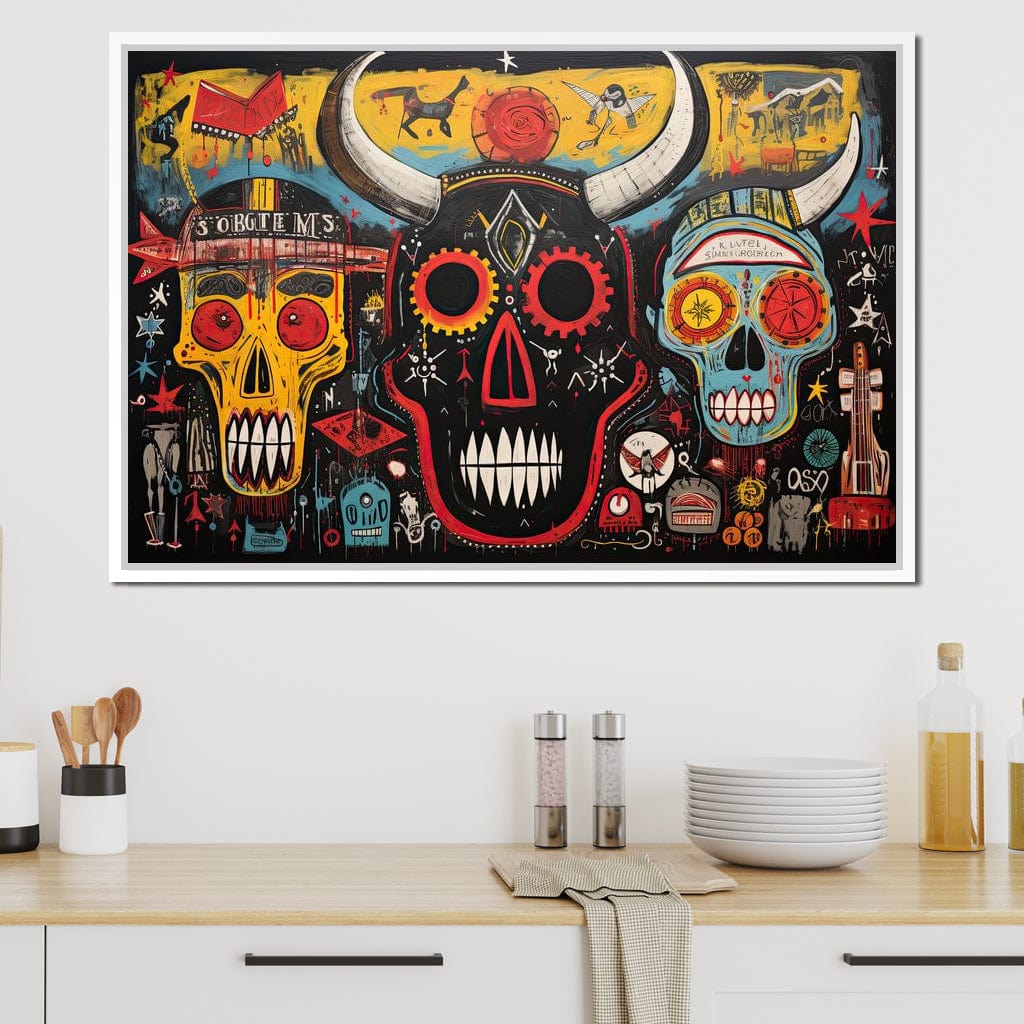 Mystic North American Totems Canvas Wall Art