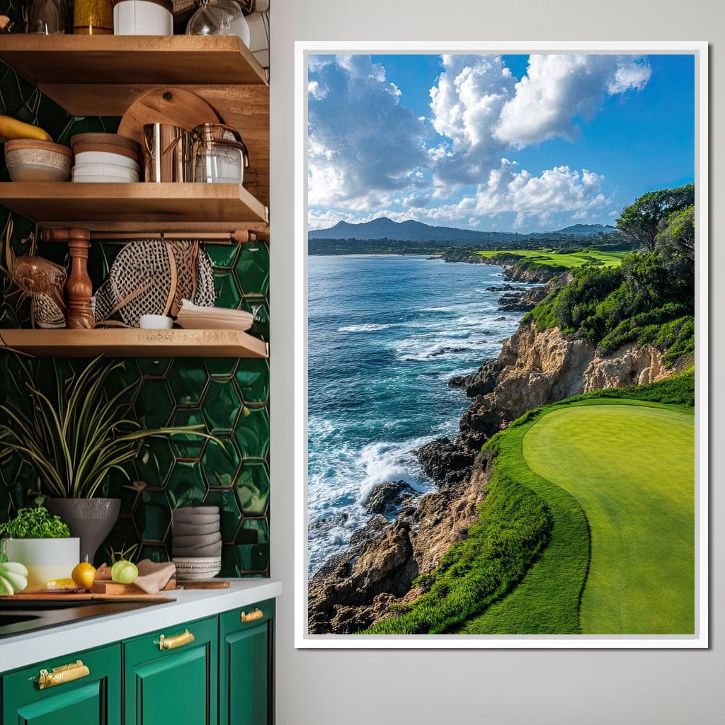 Coastal Greens Harmony Canvas Wall Art