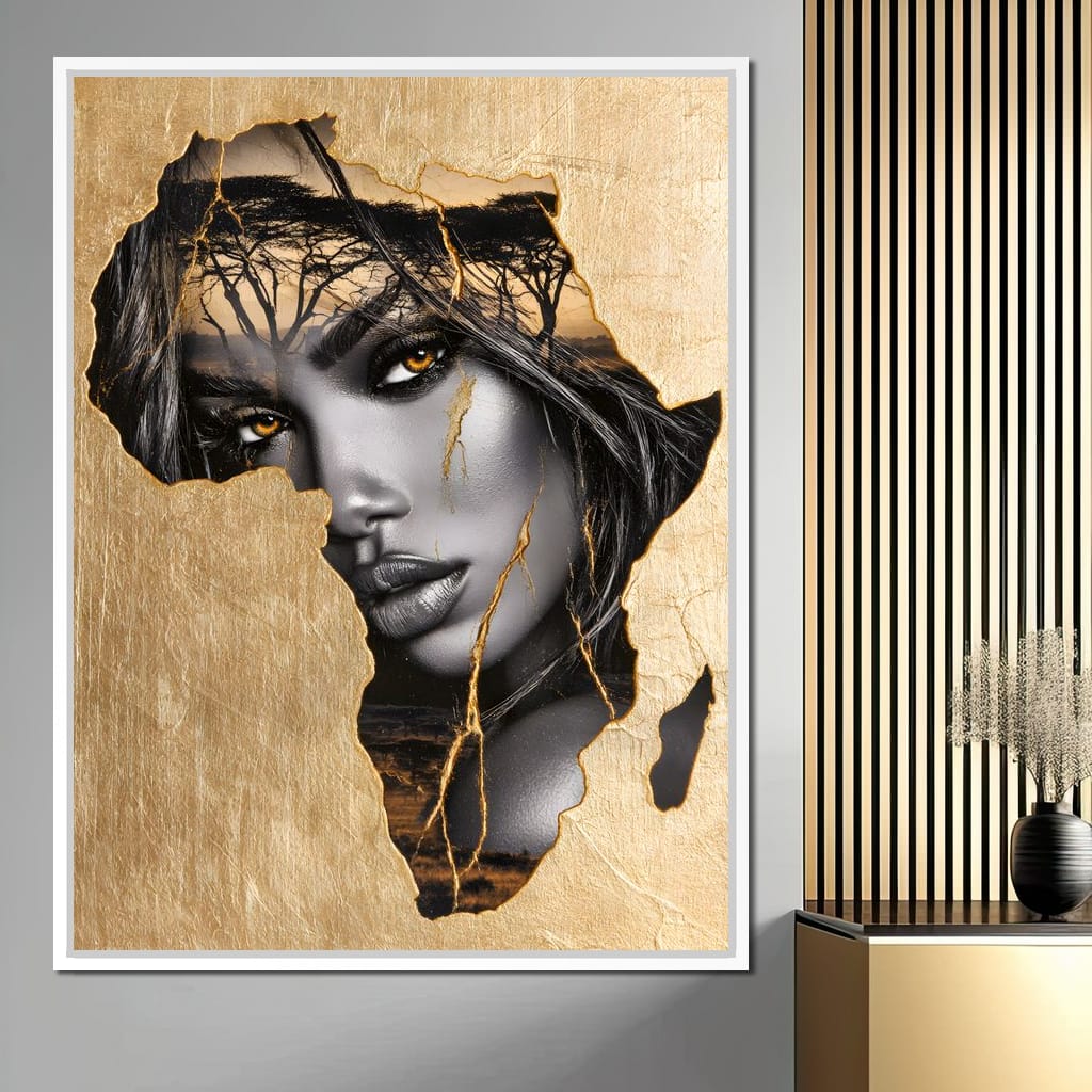 Golden Legacy of the Savannah Soul Canvas Wall Art