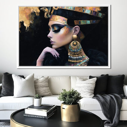 Ancient Egyptian Woman Canvas Wall Art