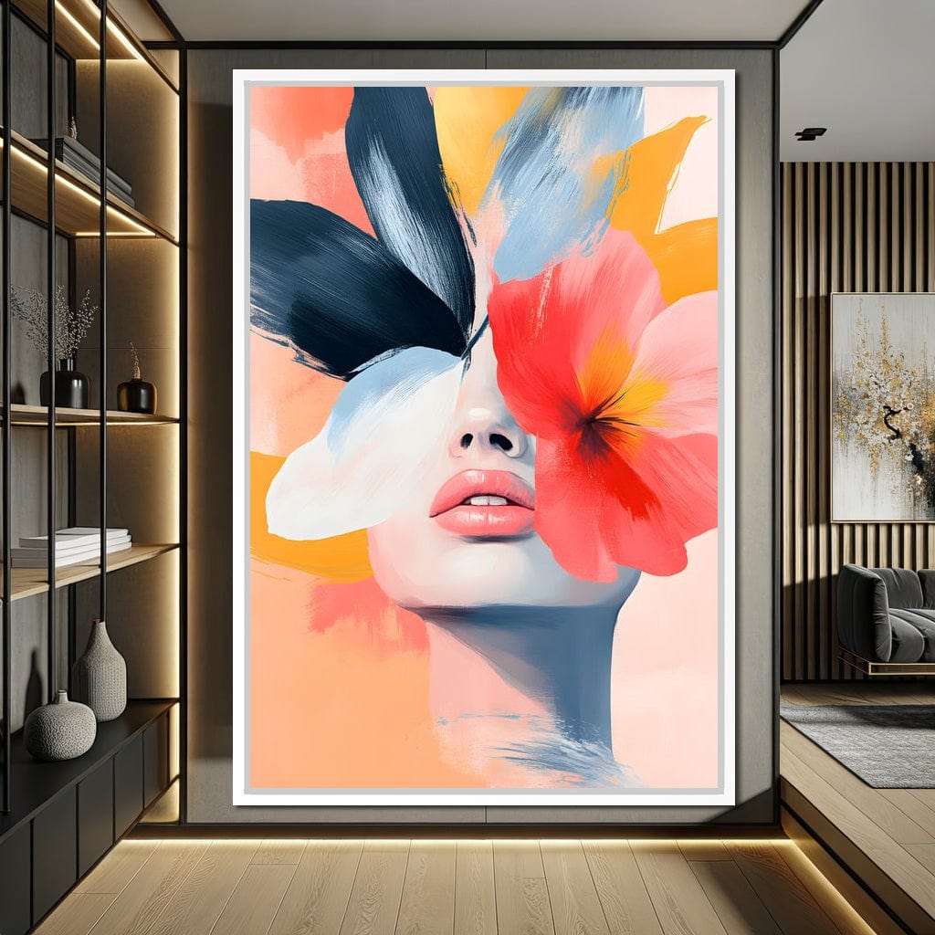 Petals of Enchantment Canvas Wall Art