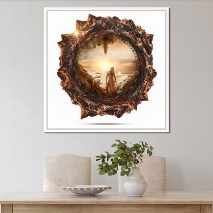 Surreal Time Canvas Wall Art