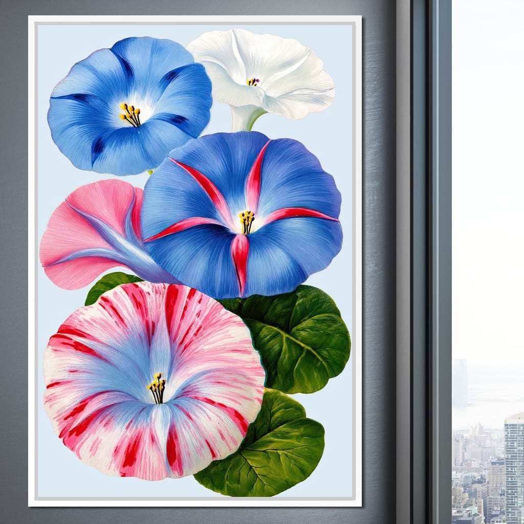 Morning Glory Reverie Canvas Wall Art