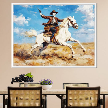 Rider of the Endless Plains Canvas Wall Art