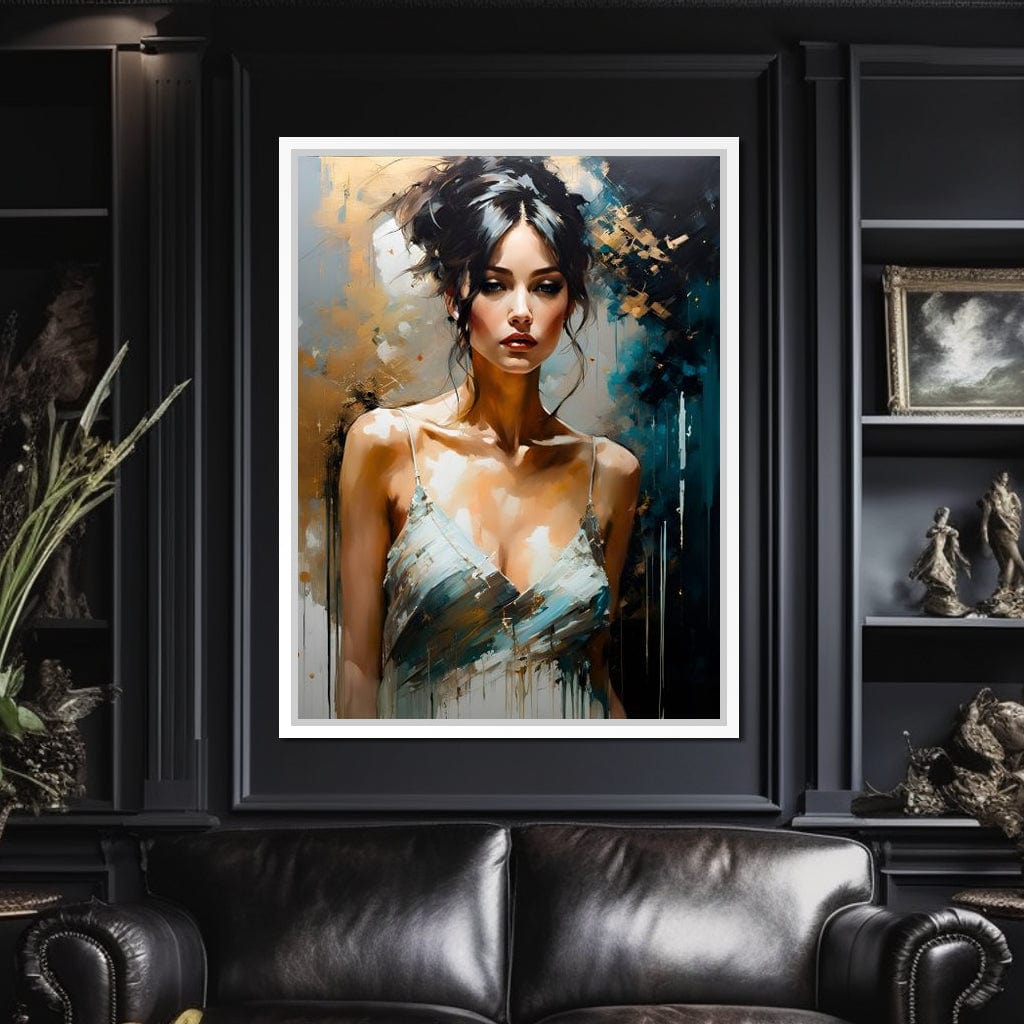 Female Portrait 0012 Canvas Wall Art