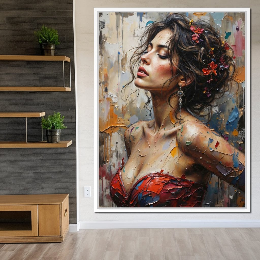 Whispering Beauty Canvas Wall Art