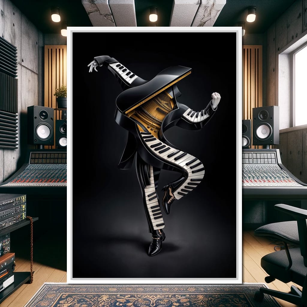 The Composer’s Dream Canvas Wall Art