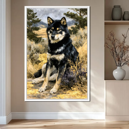 Lone Sentinel of the High Plains Canvas Wall Art
