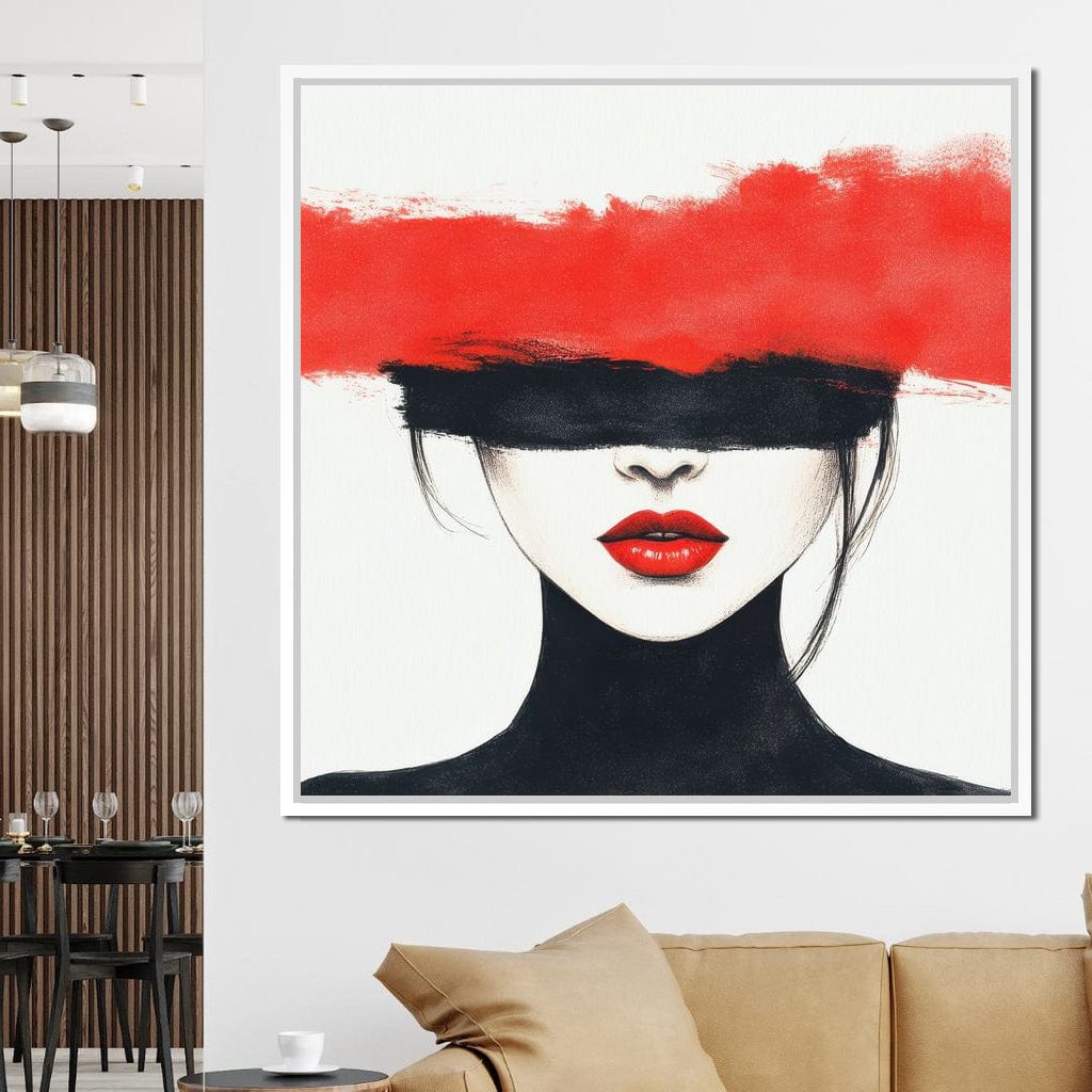 Radiant Allure Portrait Mystique Canvas Wall Art