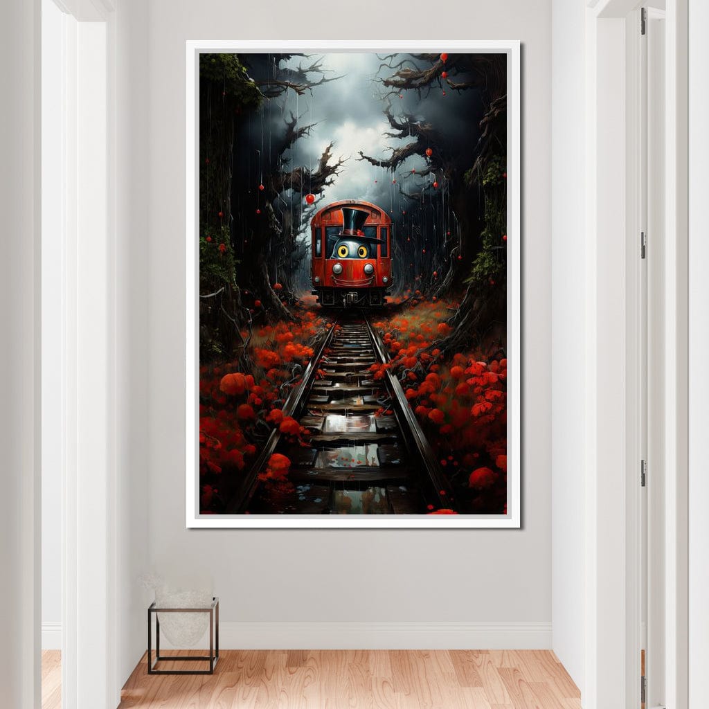 Monster Train Canvas Wall Art