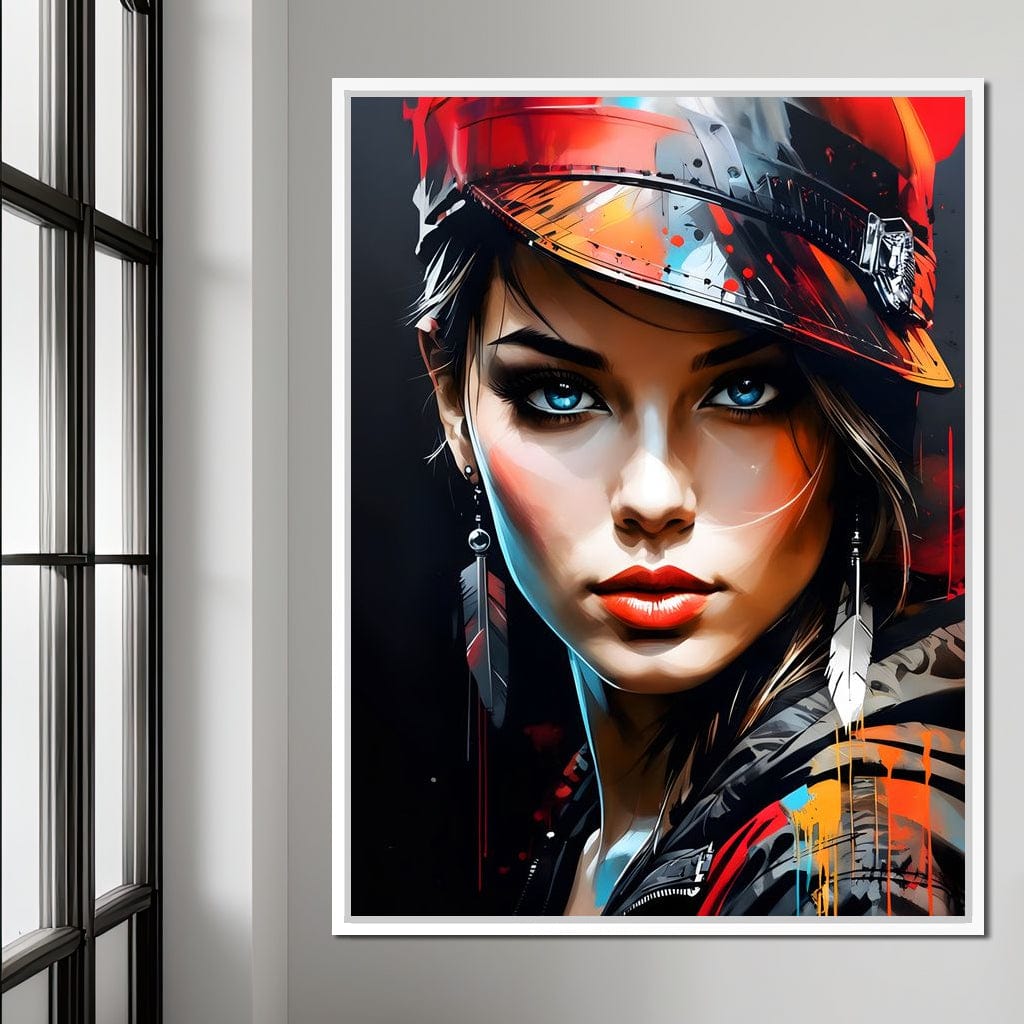 Female Portrait 254 Canvas Wall Art