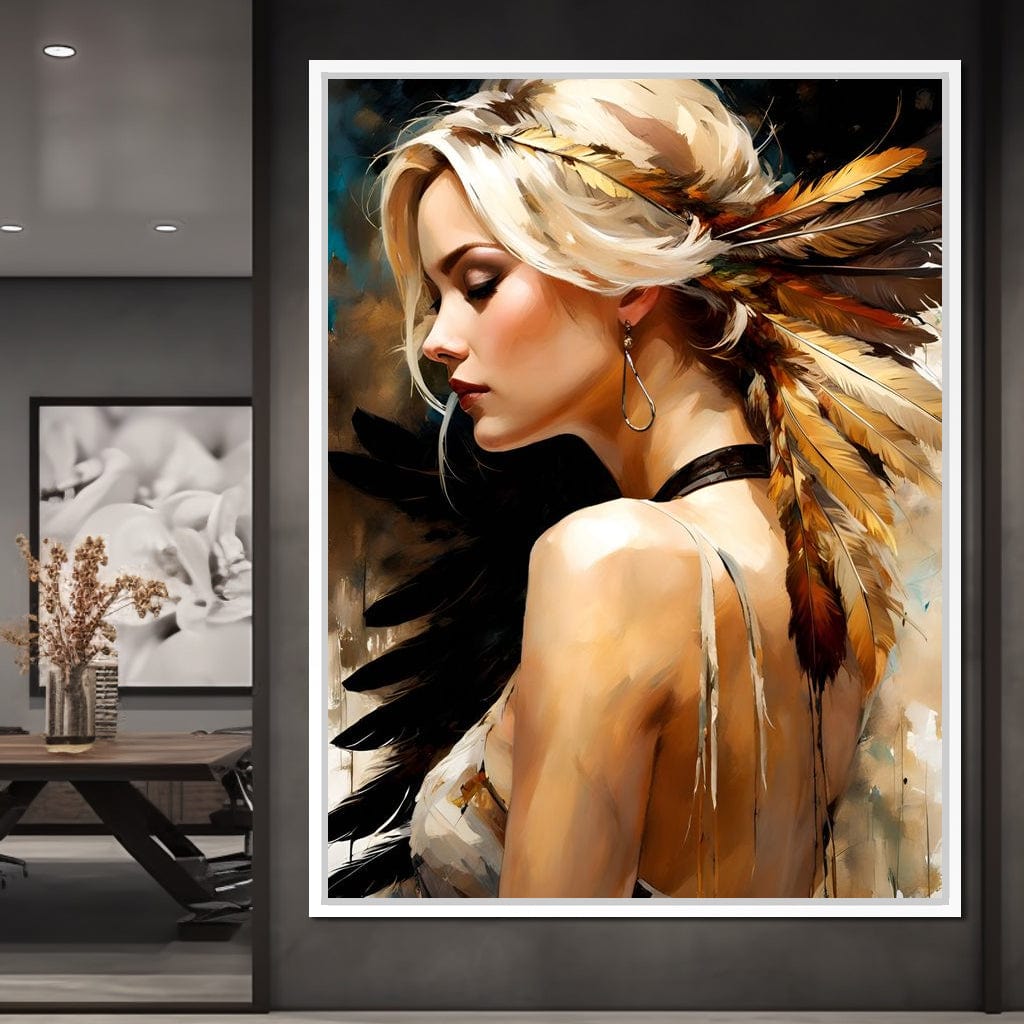 Female Portrait 0024 Canvas Wall Art