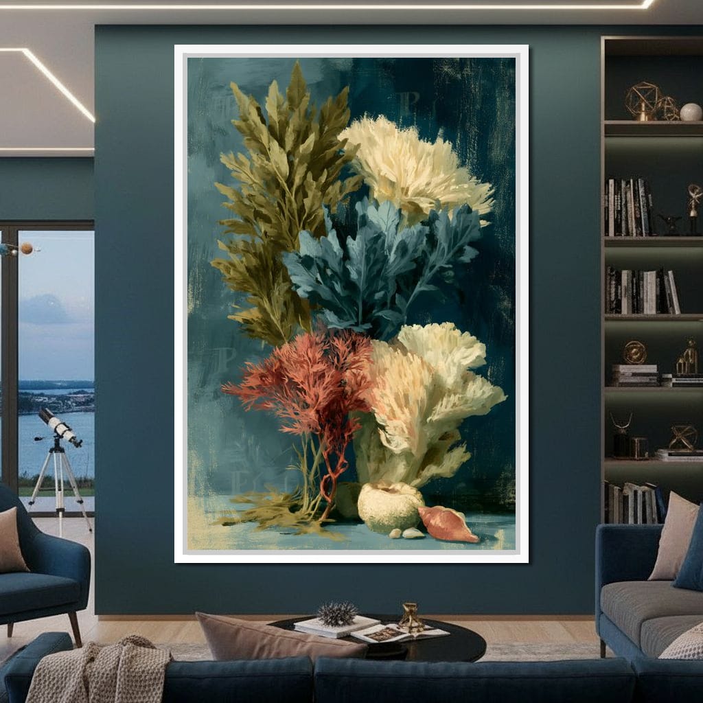 Tides of Forgotten Flora Canvas Wall Art