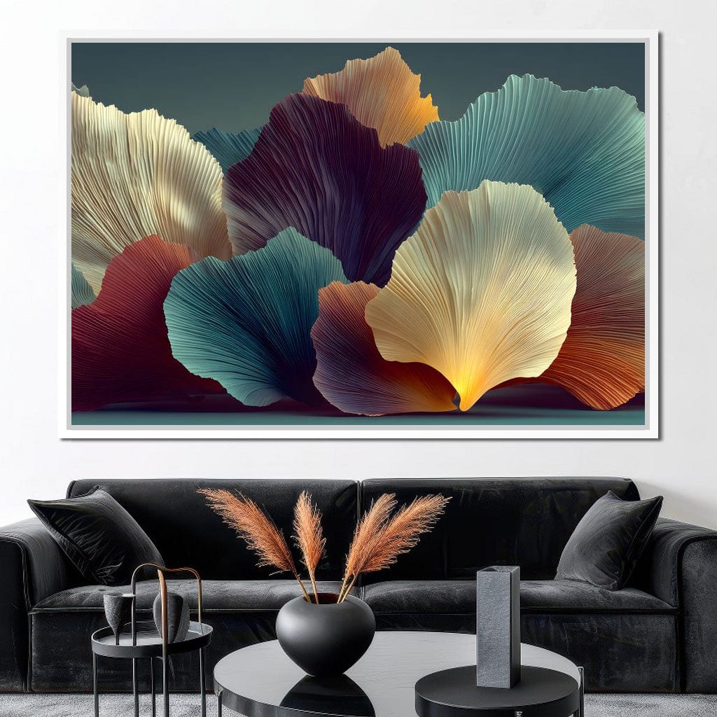 Flowing Petal Dreams Canvas Wall Art