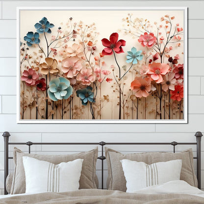 Spring Flowers Canvas Wall Art