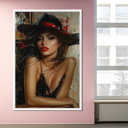 Sable Fedora Canvas Wall Art