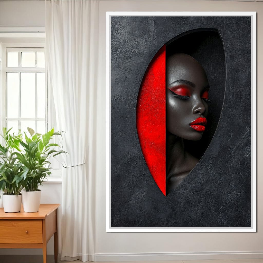 Scarlet Whisper Canvas Wall Art