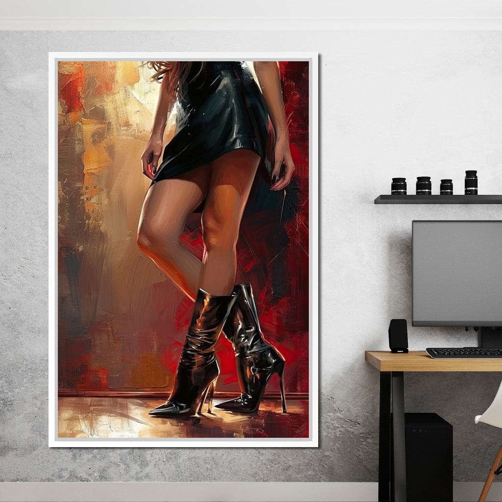 Alluring Legs Elegance Canvas Wall Art
