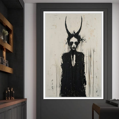 Veiled Presence of Shadows Canvas Wall Art