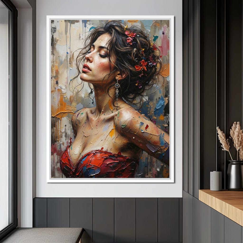 Whispering Beauty Canvas Wall Art