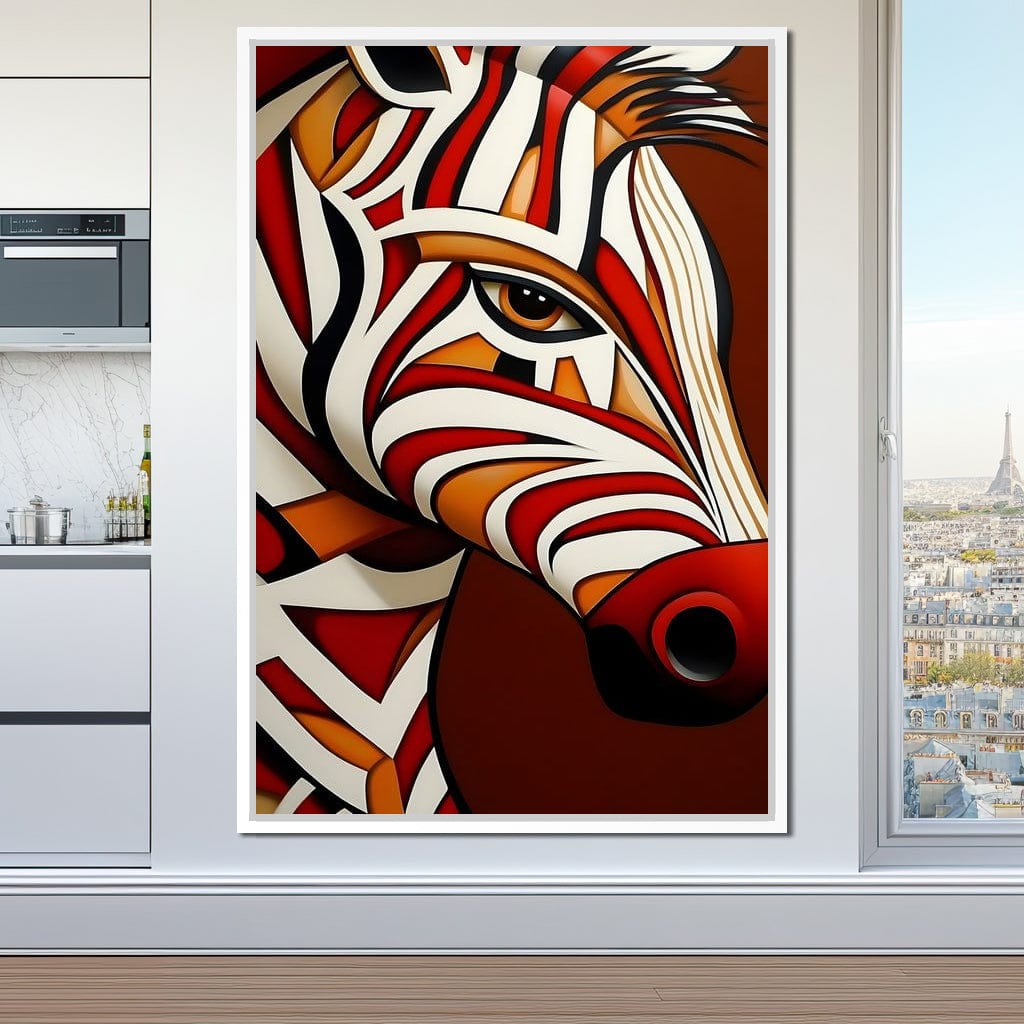 Stripes of the Savanna Melody Canvas Wall Art