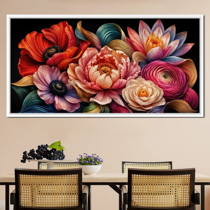 The Bouquet That Learned To Sing Canvas Wall Art