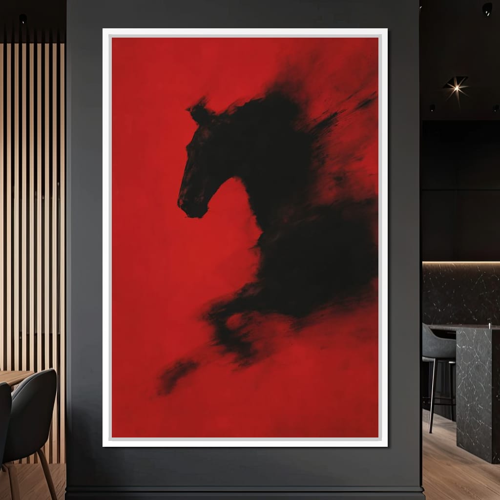Unbound Spirit Rushing Through Darkness Canvas Wall Art