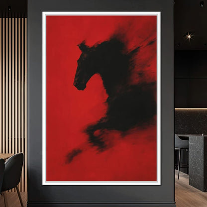 Unbound Spirit Rushing Through Darkness Canvas Wall Art