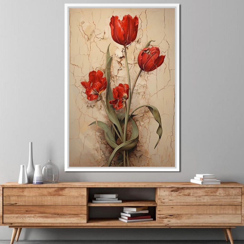 Tulips Resilience Dance Canvas Wall Art