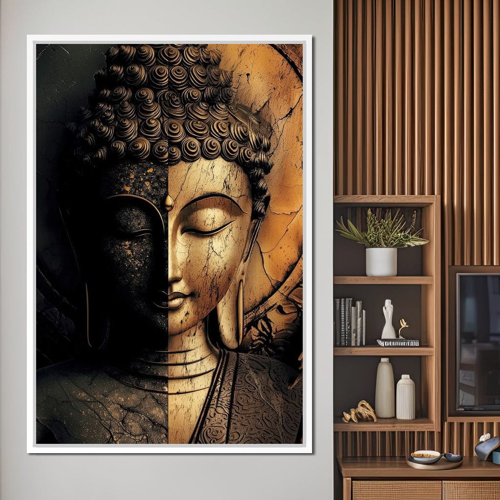 Harmony of Light and Shadow Canvas Wall Art