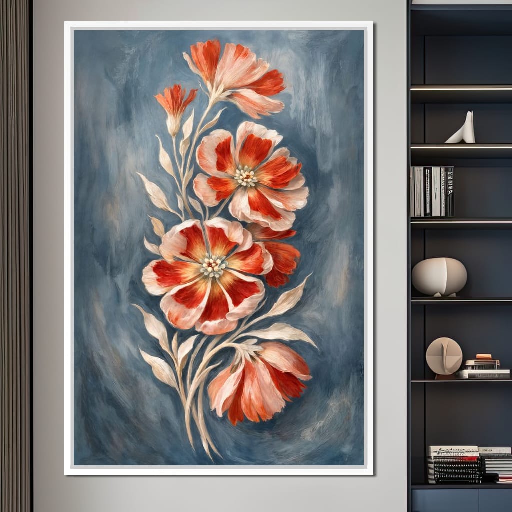 Emberlight Florals Canvas Wall Art