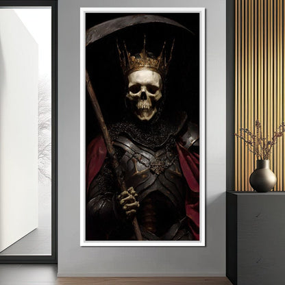 King of Bone and Shadow Reign Canvas Wall Art