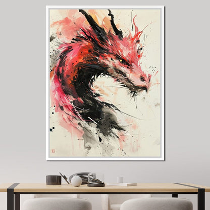 Vibrant Mythical Serenade Canvas Wall Art
