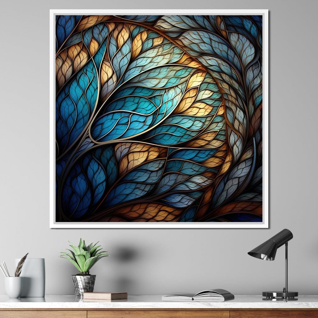Mosaic Treescape Canvas Wall Art
