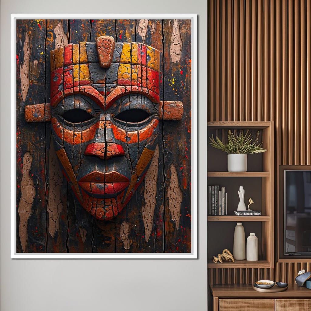 Ancient Tribal Resilience Canvas Wall Art