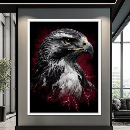 Stormwatch Falcon Canvas Wall Art