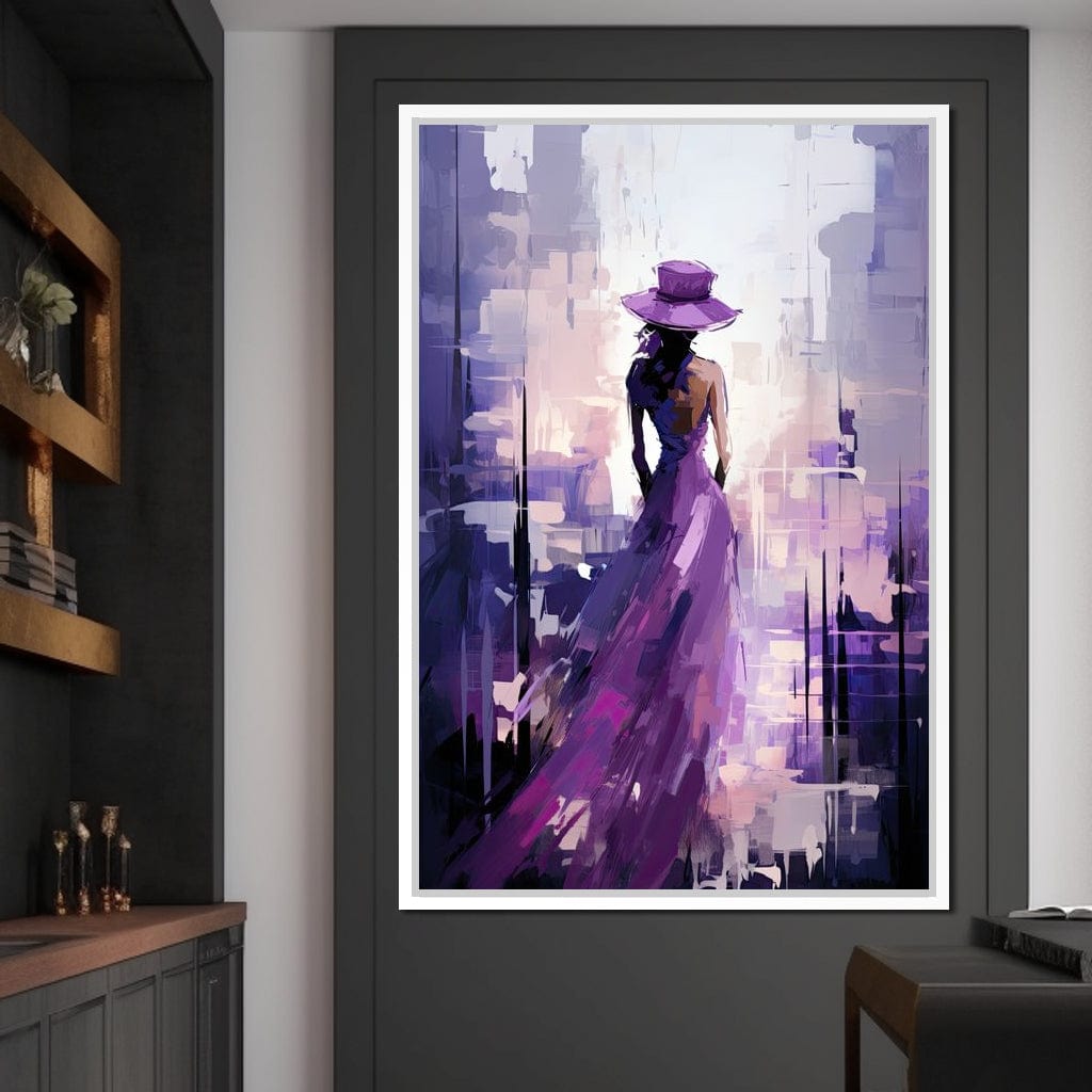 Amethyst Twilight Mystique Canvas Wall Art