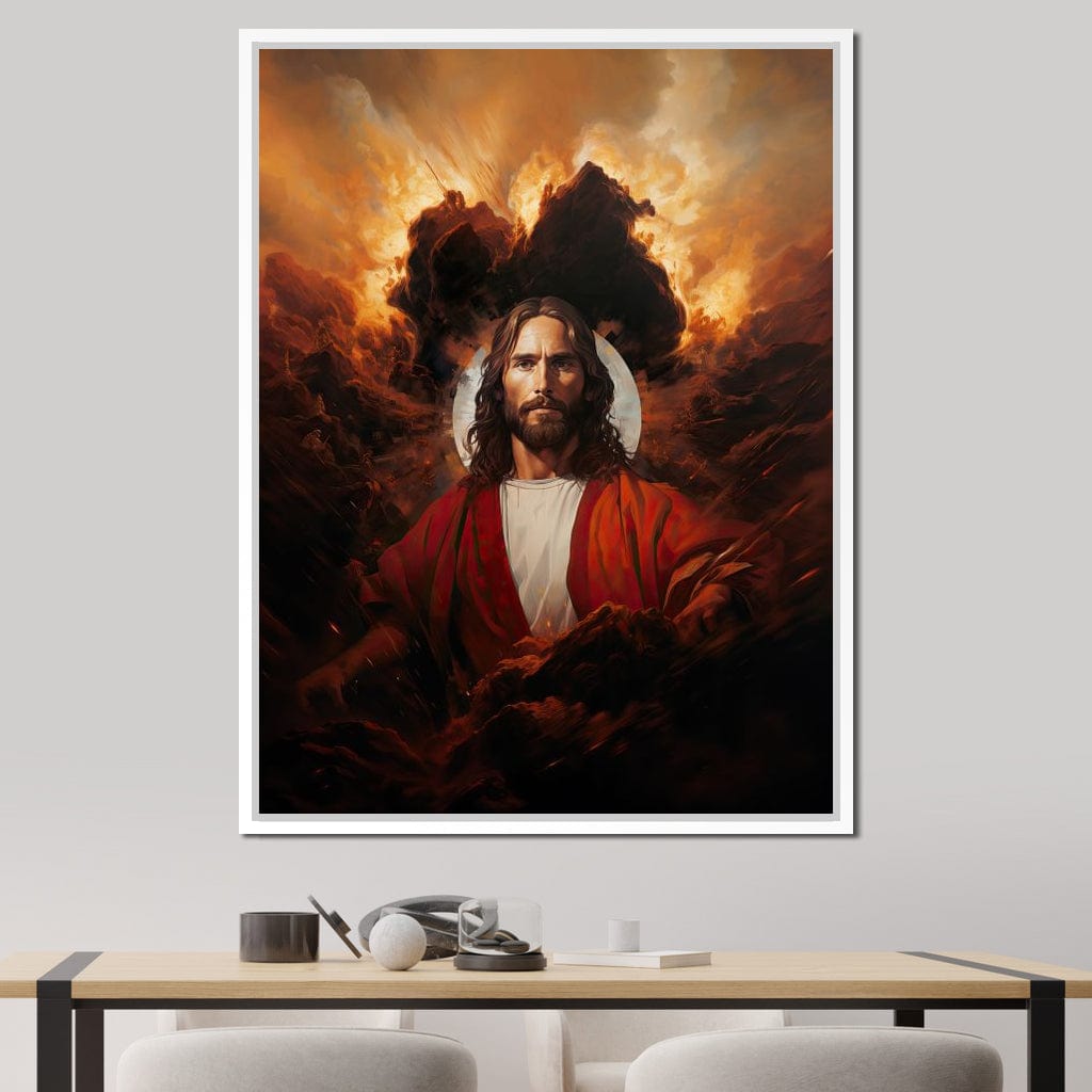 Jesus the Savior Canvas Wall Art