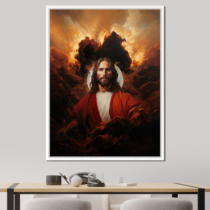 Jesus the Savior Canvas Wall Art