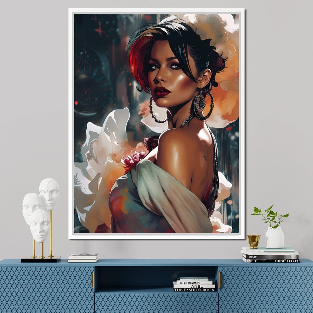 Female Portrait 114 Canvas Wall Art