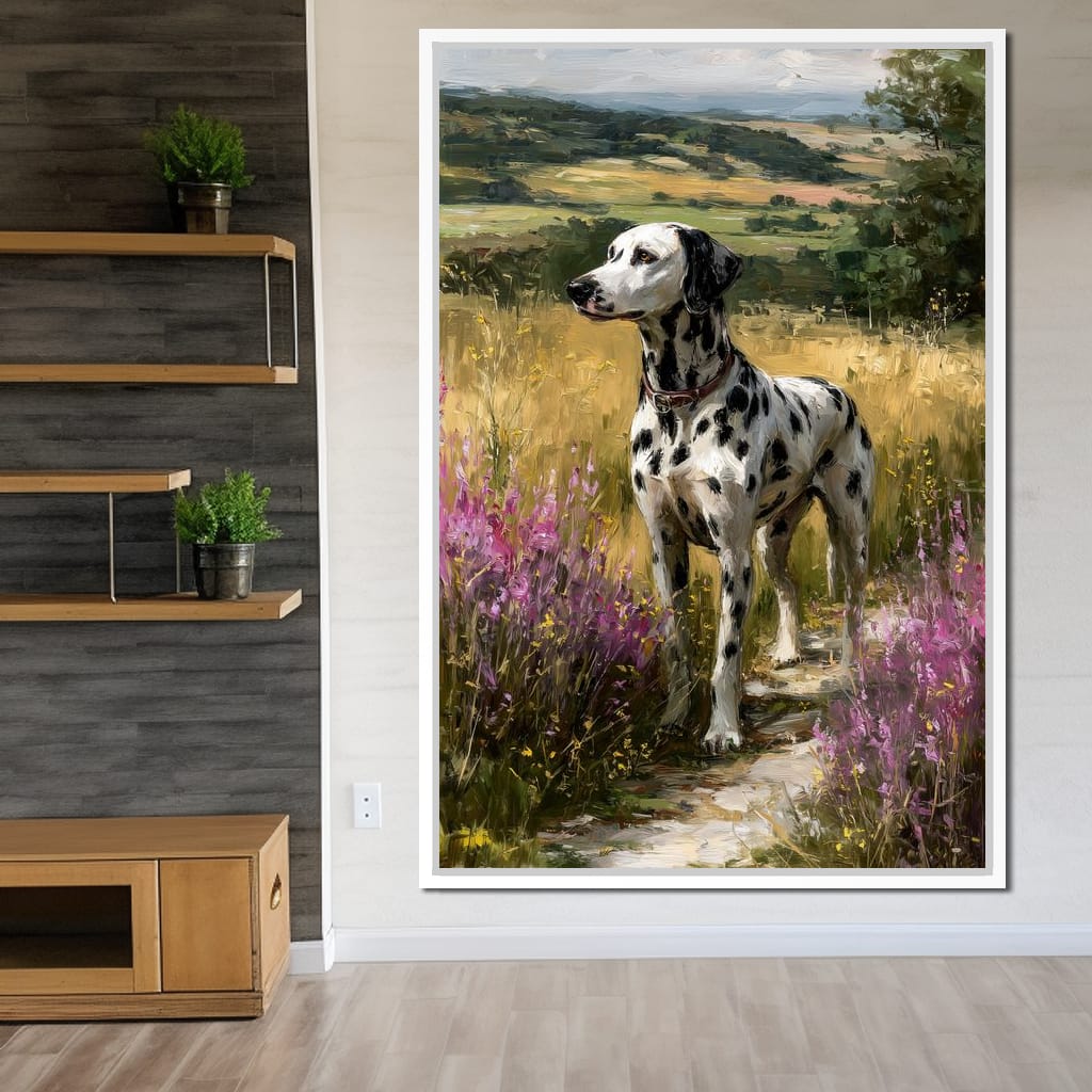 Dalmatian Meadow Pathway Canvas Wall Art