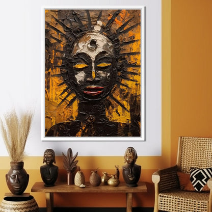 Tribal Mask 03 Canvas Wall Art
