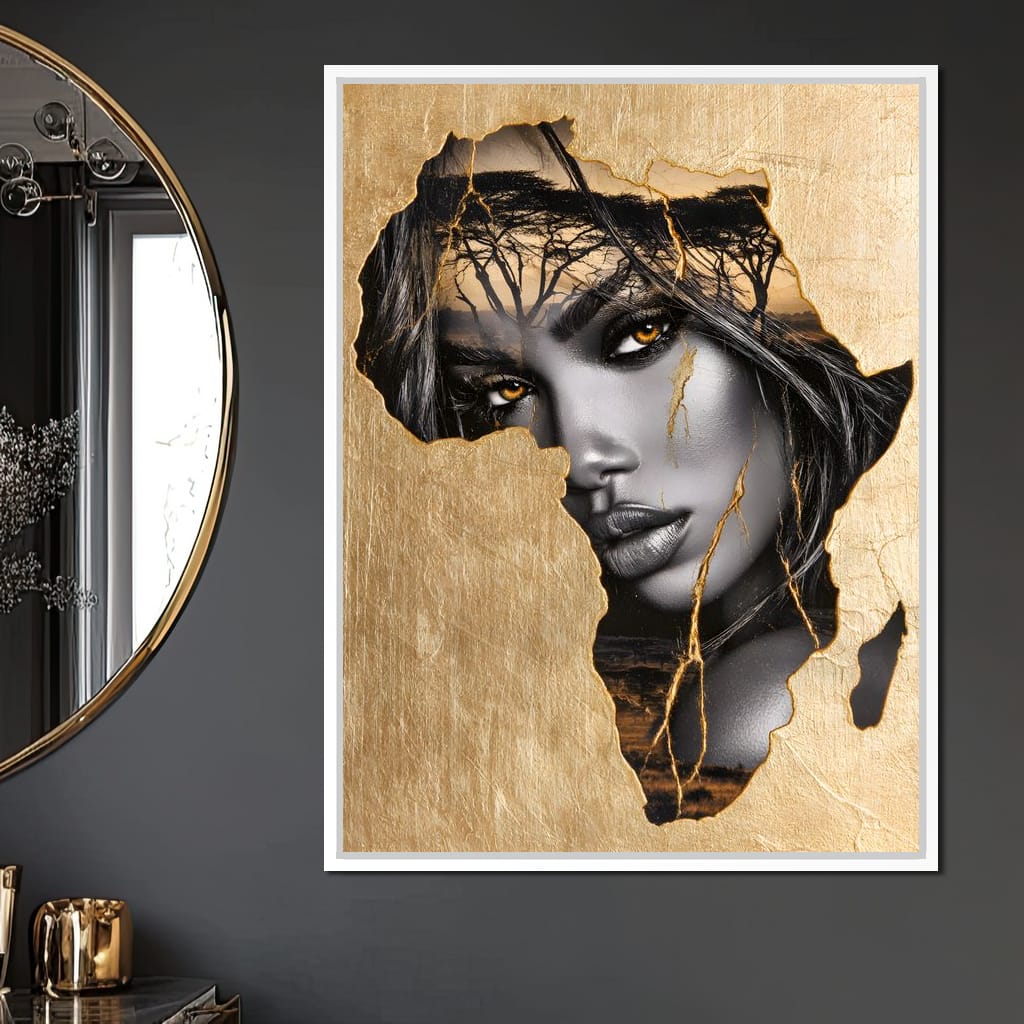 Golden Legacy of the Savannah Soul Canvas Wall Art