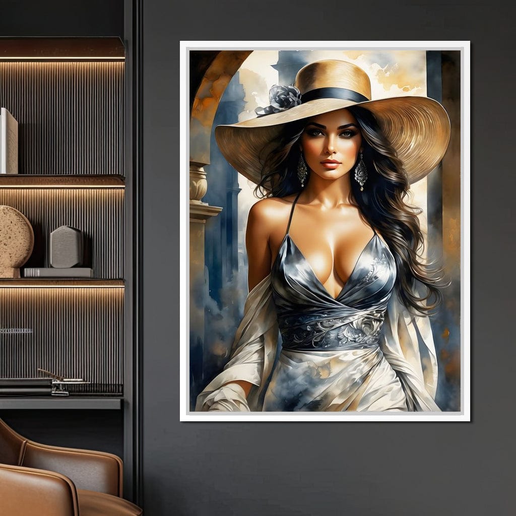 Female Portrait 285 Canvas Wall Art