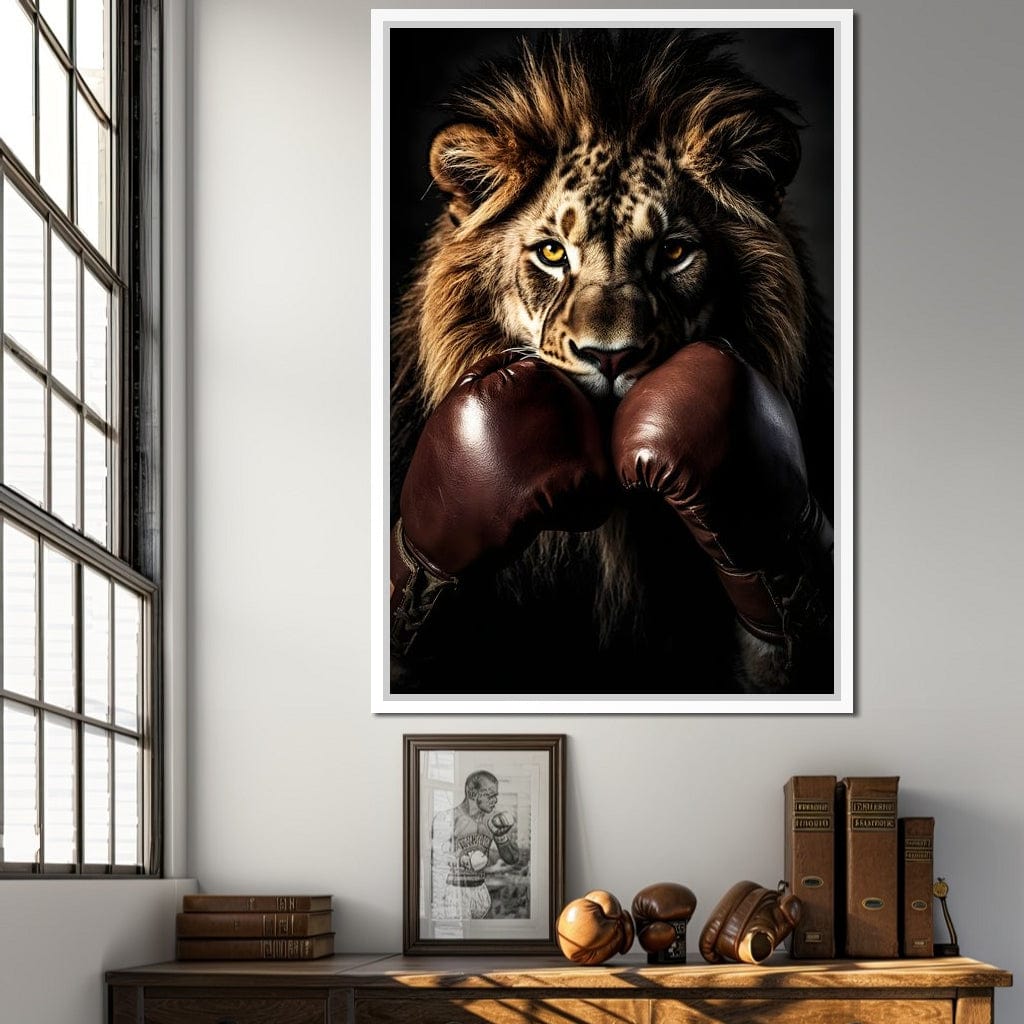 Lionheart Pugilist Canvas Wall Art