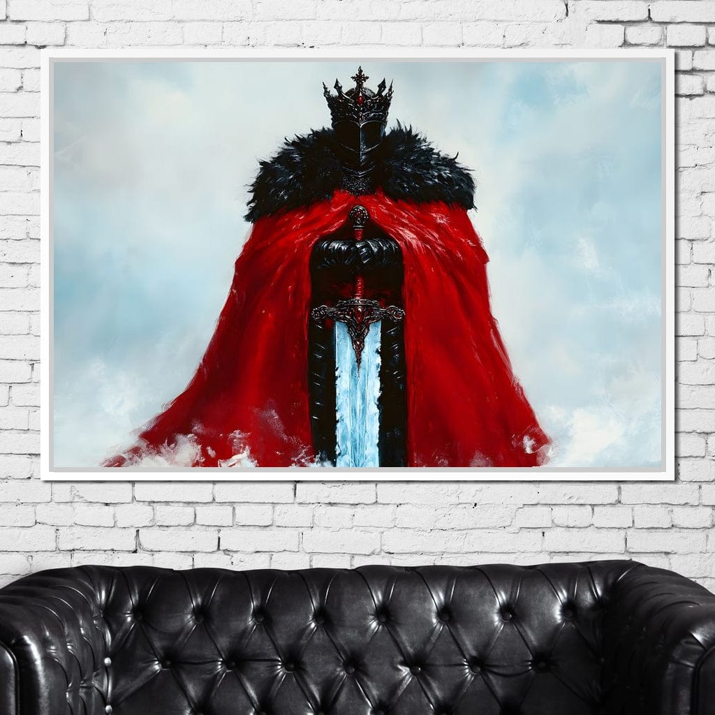 Majestic Knightly Valor Canvas Wall Art